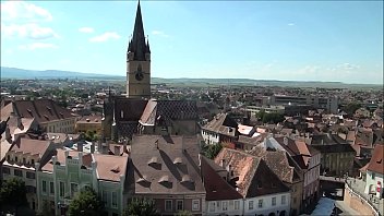 Top View of Sibiu Romania