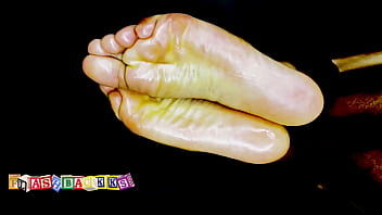 Wet Oily Foot Massage