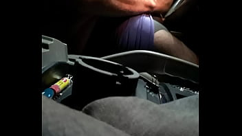 Jerking off in the car